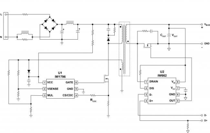 iW1796 Typical Applications Diagram