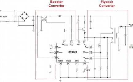 iW3623 Typical Applications Diagram
