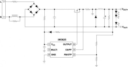 iW3625 Typical Applications Diagram