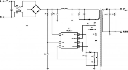 iW3677 Typical Applications Diagram