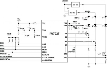iW7027 Typical Applications Diagram