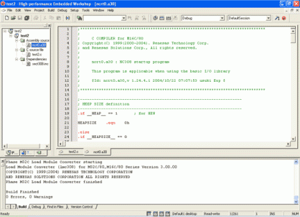 C Compiler Package for M32C Series [M3T-NC308WA]