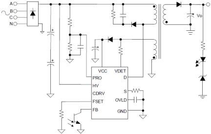RAA223182 - Typical Flyback Circuit