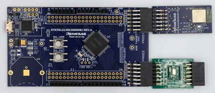 RL78/G14 Fast Prototyping Board with RL78/G1D BLE Module Expansion Board