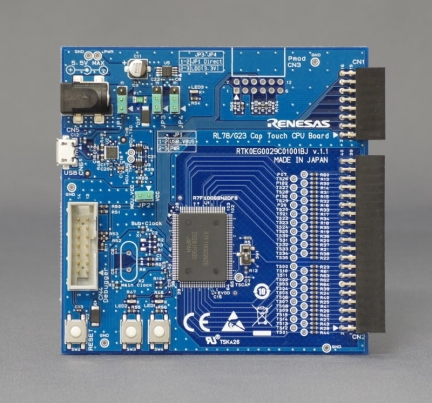 RL78/G23 Cap Touch CPU Board