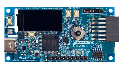 RTK7A2L2UCD00000BJ 参考设计电路板 - 顶视图