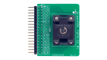 SLG46880V-SKT/SLG46881V-SKT Development Board - Top