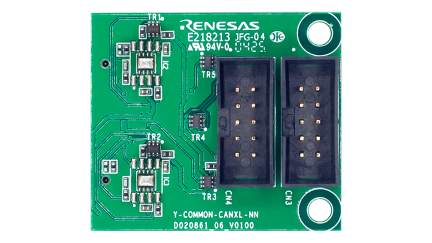 Y-COMMON-CANXL-NN Evaluation Board - Top