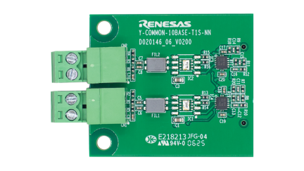 Y-RH850-10BASE-T1S-NN Evaluation Board - Top