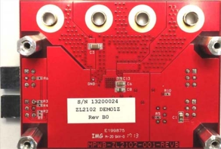 ZL2102DEMO1Z Digital Power Regulator Demonstration Board Back