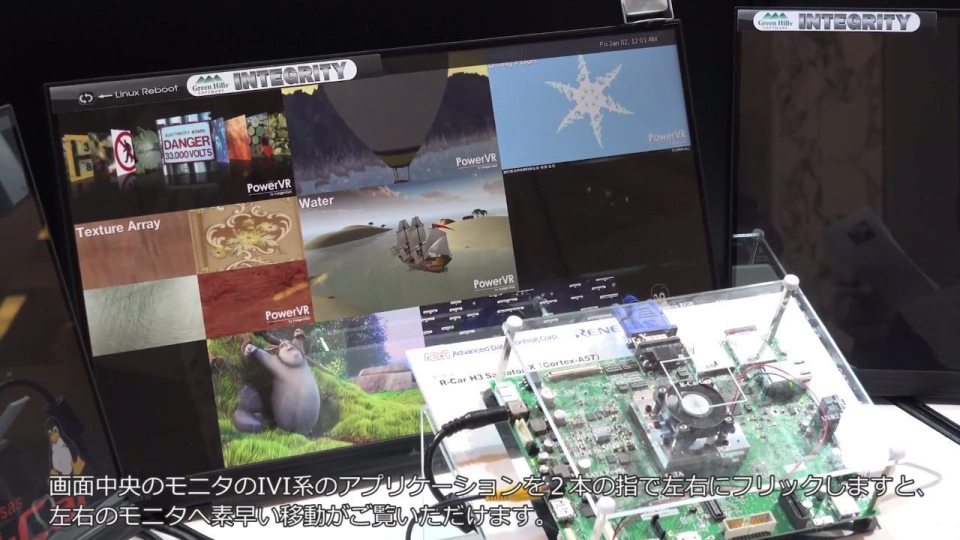 リアルタイムOS 仮想化環境 INTEGRITY Multivisor for R-Car H3