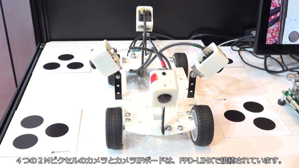 2Mピクセルカメラによる高品質3Dサラウンドビューシステム