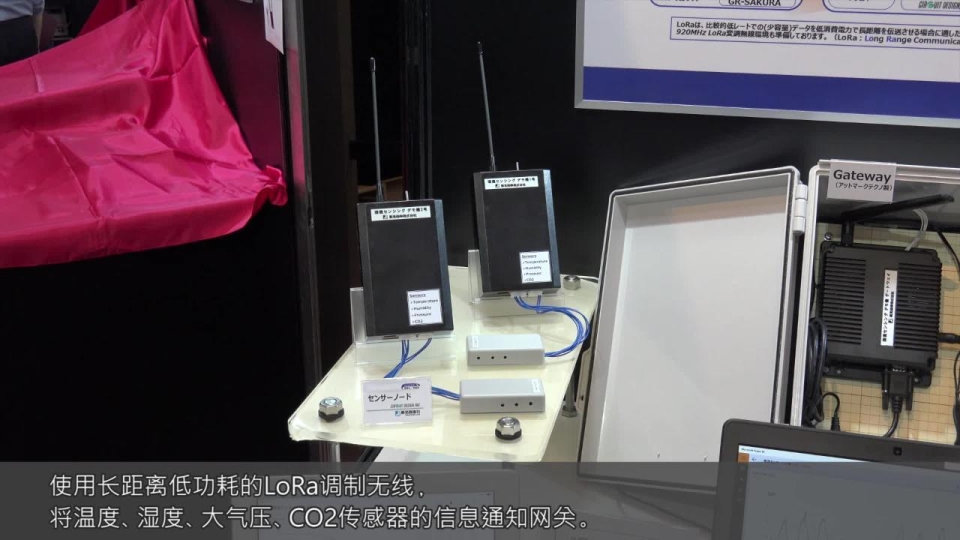 以低成本监控大范围的环境传感器信息 429MHz频段LoRa无线环境演示