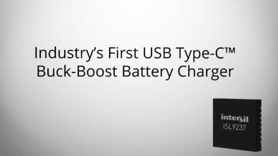 ISL9237 USB Type-C Buck-Boost Battery Chargers