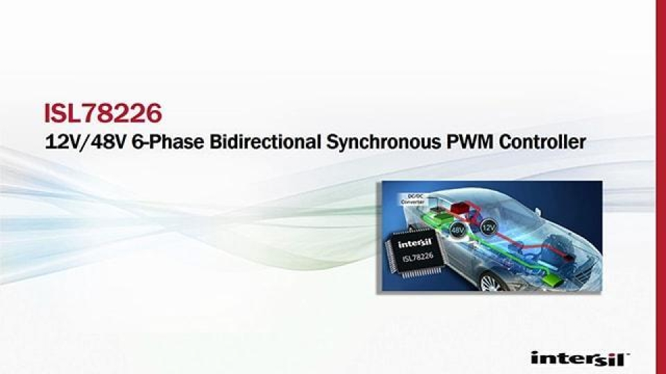 ISL78226 PWM Controller Webinar