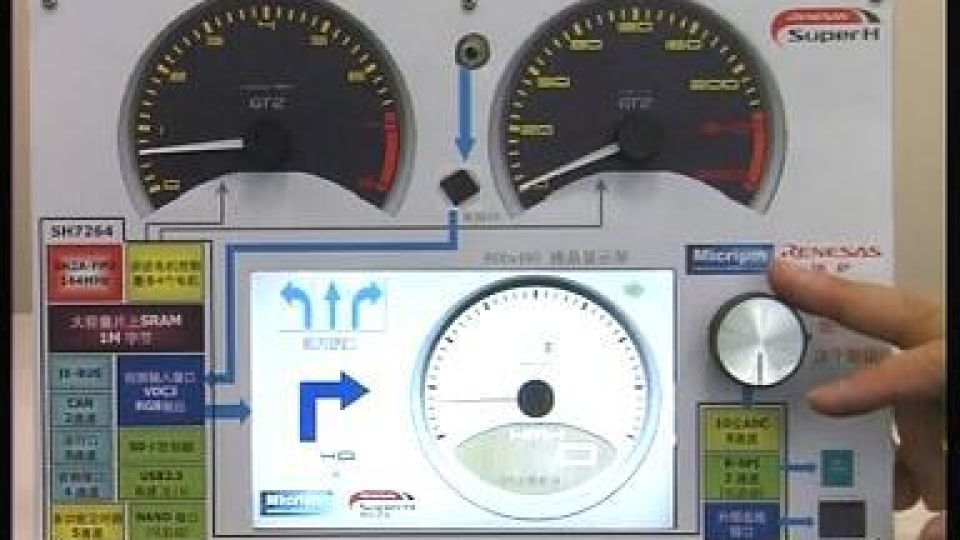 瑞萨数字仪表解决方案-SH7264
