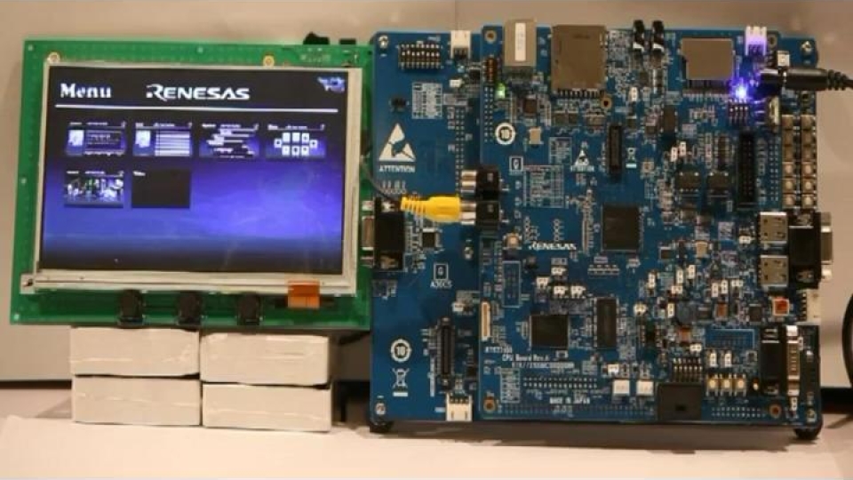 基于ARM核高端通用MPU RZ/A1产品演示