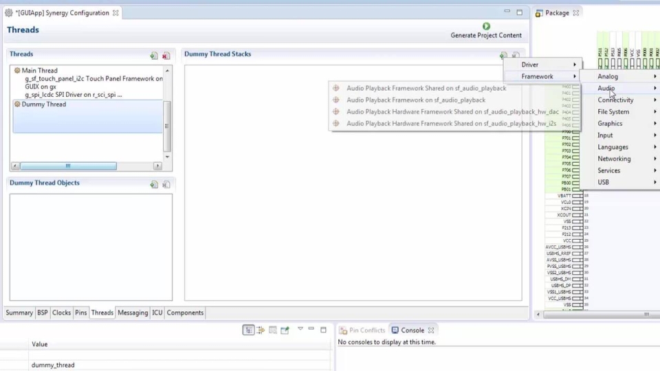 Configuring Your Renesas Synergy Project