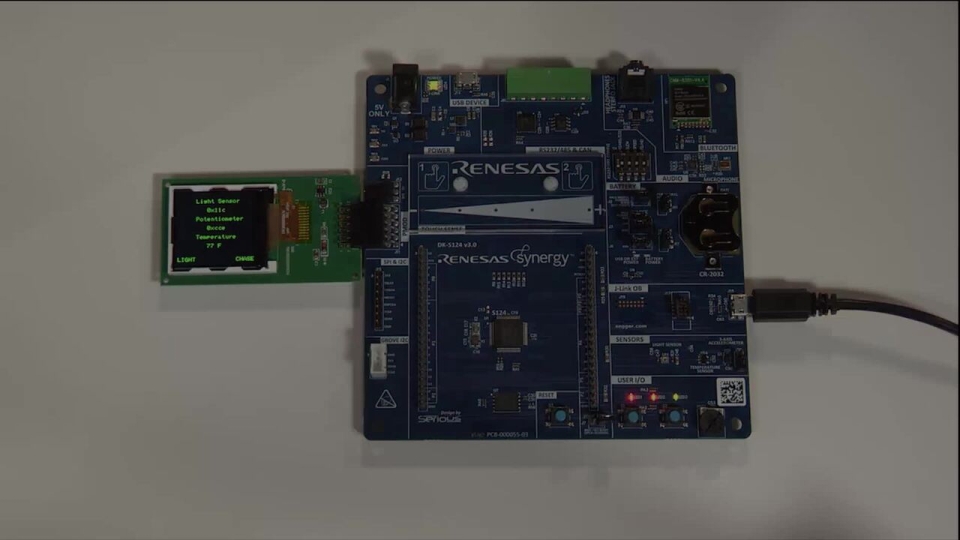 Renesas Synergy Platform DK-S124 Out-of-Box Programming Guide