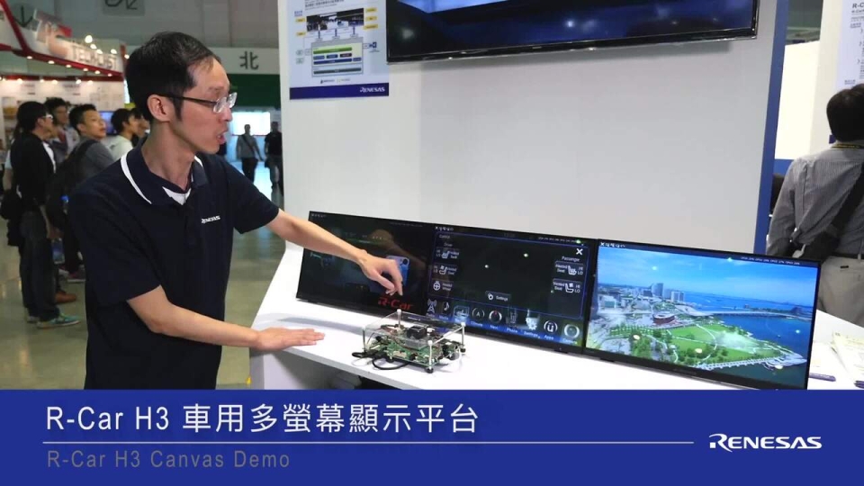 R-Car H3 車用多螢幕顯示平台