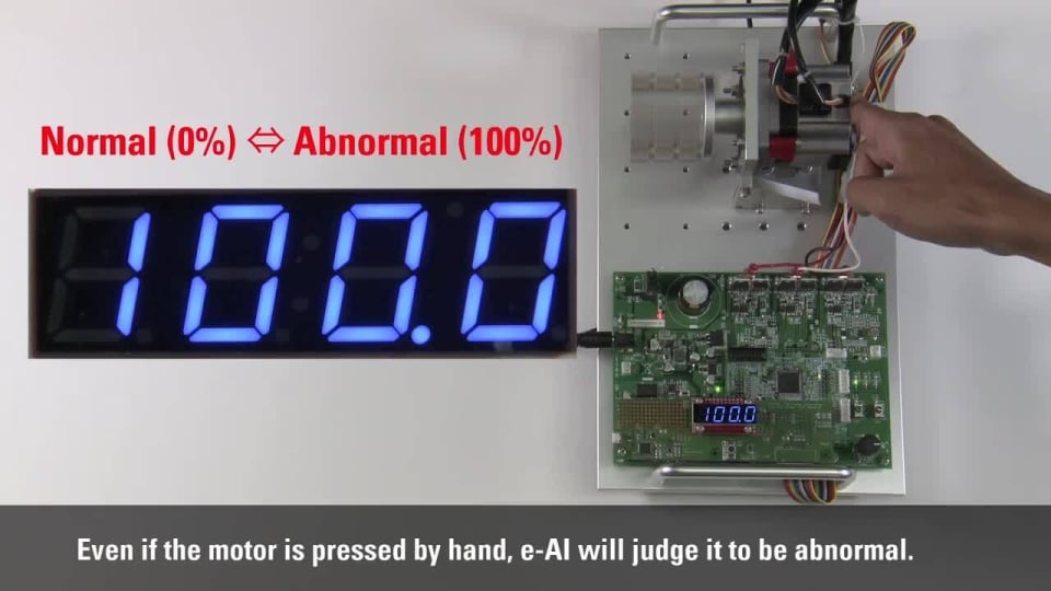 Motor Failure Detection with e‑AI
