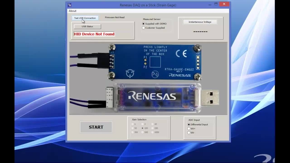 DAQ on a Stick, Strain Gauge Loading Software