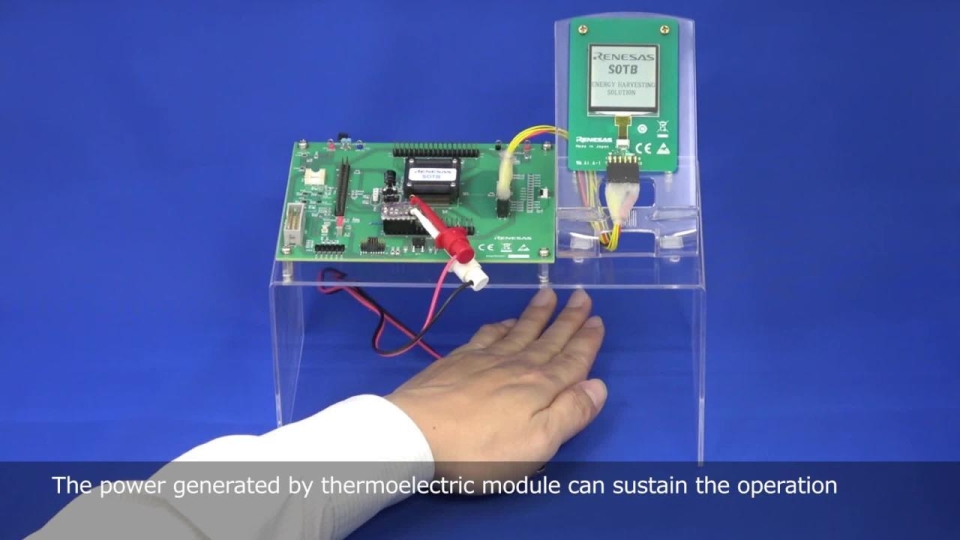 SOTB Energy Harvesting Demonstration / Thermoelectric Module (Hand Heat)