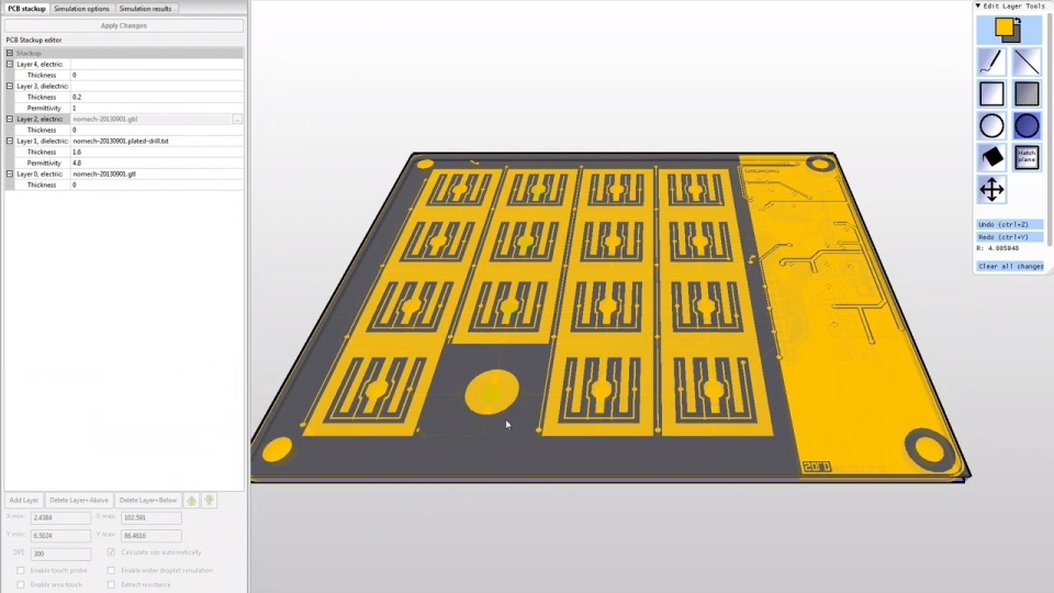 CapExt Capacitive Touch Simulation