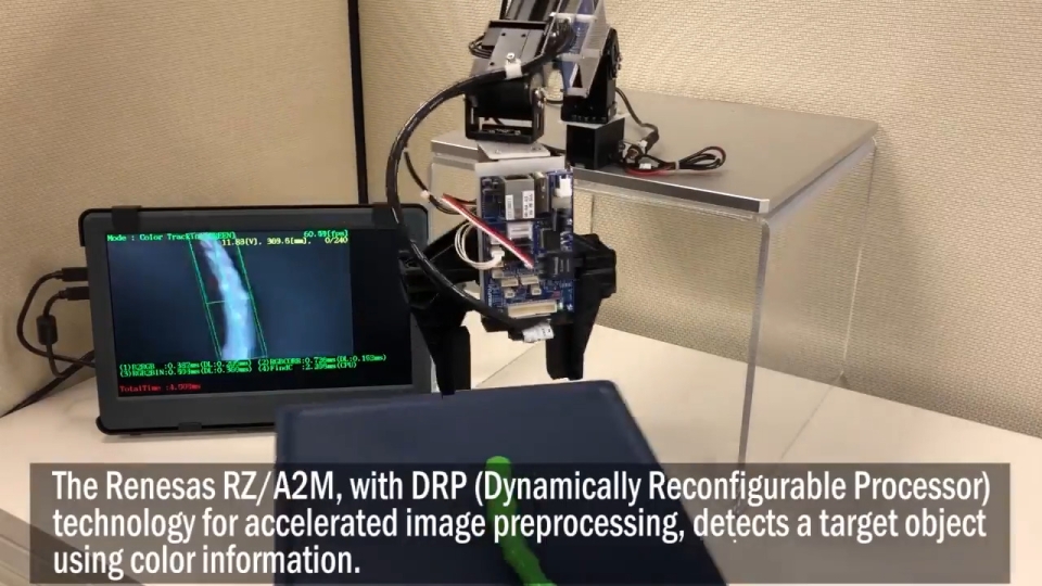 Moving Object Tracking Demonstration with RZ/A2M with DRP Technology