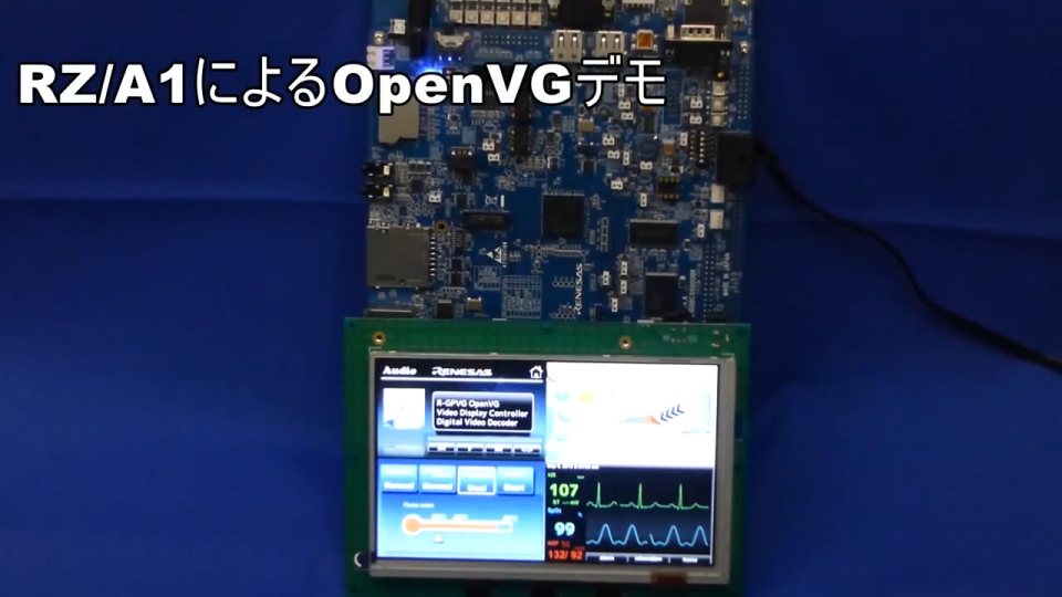 OpenVG Demonstration Using the RZ/A1