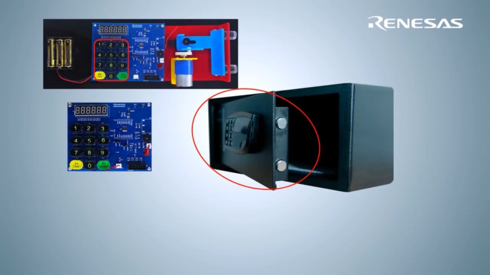 LED Electronic Safe Box