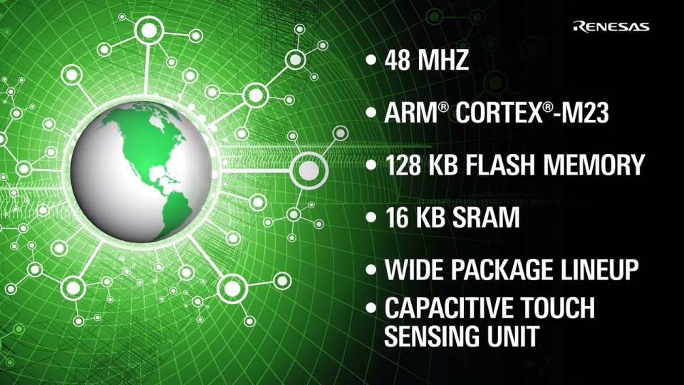 RA2E1 Entry Line 48MHz, 32-bit MCUs with Arm Cortex-M23 Core