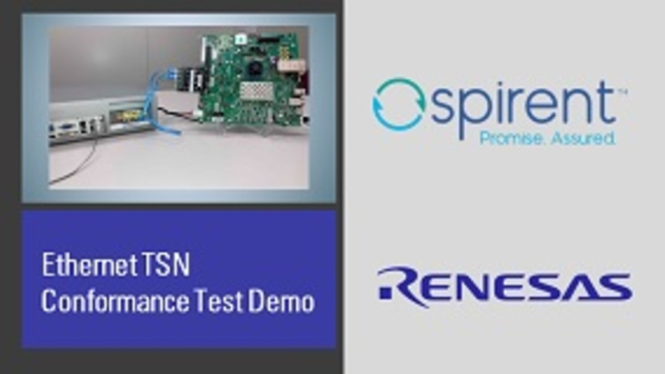Ethernet TSN layer 2 switch conformance test demo