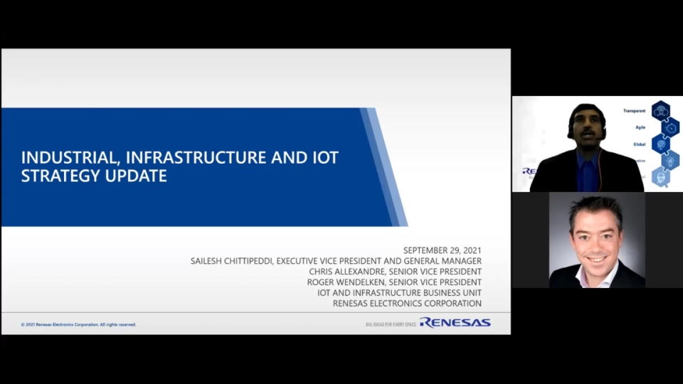 Industrial, Infrastructure and IoT strategy / Q&A - Progress Update (September 29, 2021)