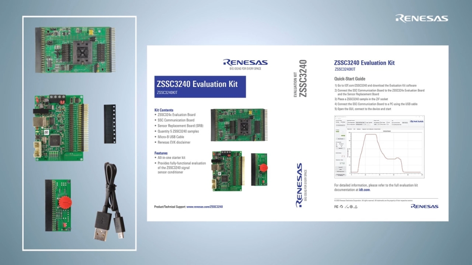 Introduction to the Renesas ZSSC3240 Evaluation Kit