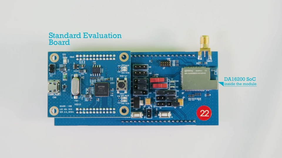 Ultra-low Power Wi-Fi Demonstration with the DA16200