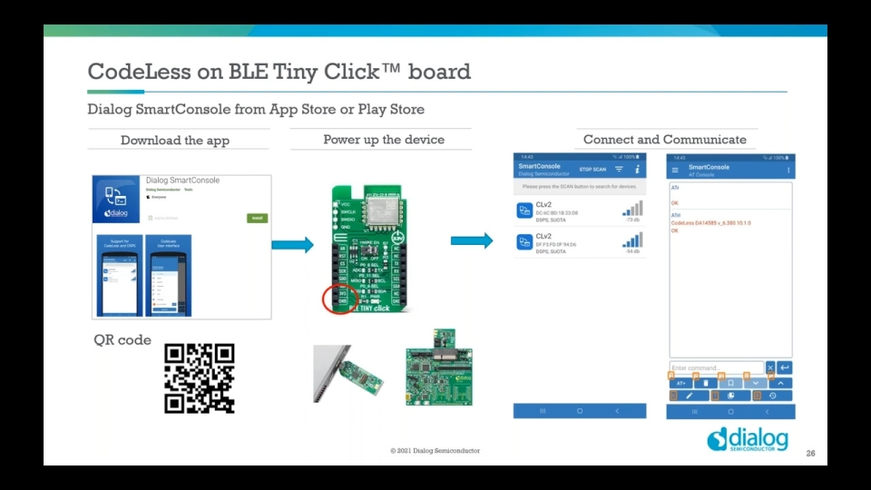 Click and connect in a sec with the mikroBUS TINY Bluetooth LE Click board