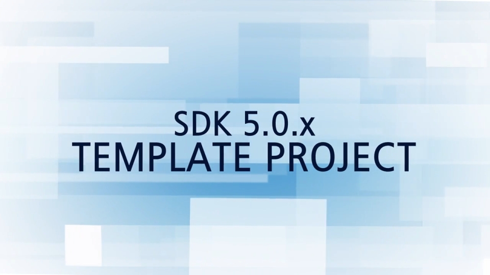 SDK 5.0.x Template Project