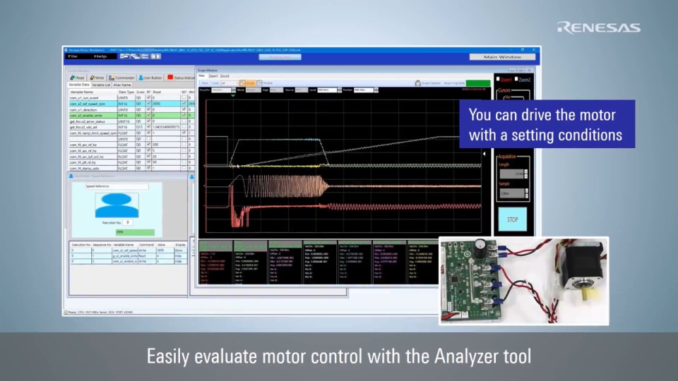 RL78 Motor Control Solution - How To Drive Sensorless Vector Control (2/2)