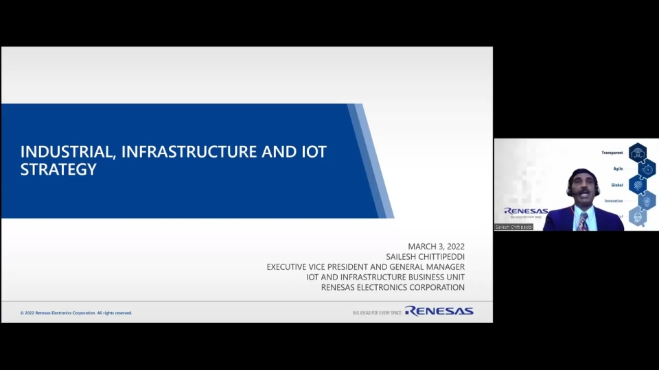 Industrial, Infrastructure and IoT strategy / Q&A - Analyst Day (March 3, 2022)