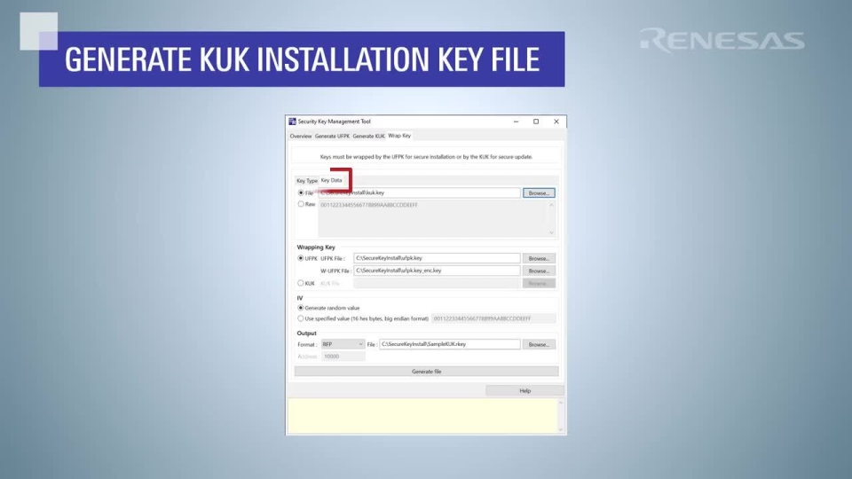 RA Family Secure Key Update