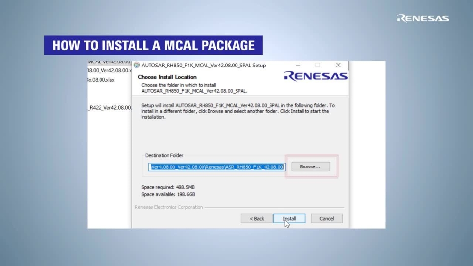 MCAL Package Installation and MCAL Architecture Introduction