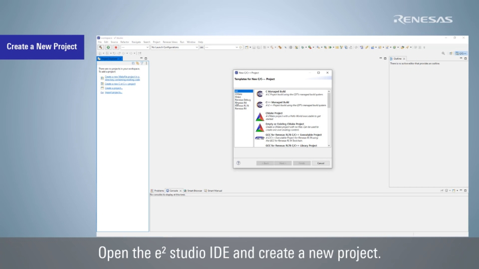 QE for Display[RX,RA] Tutorial (RX: Serial LCD) #1: How to Prepare a Project