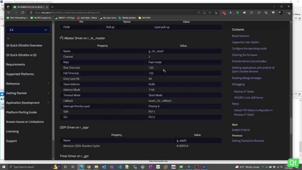 Qt for MCUs Quick Start Video