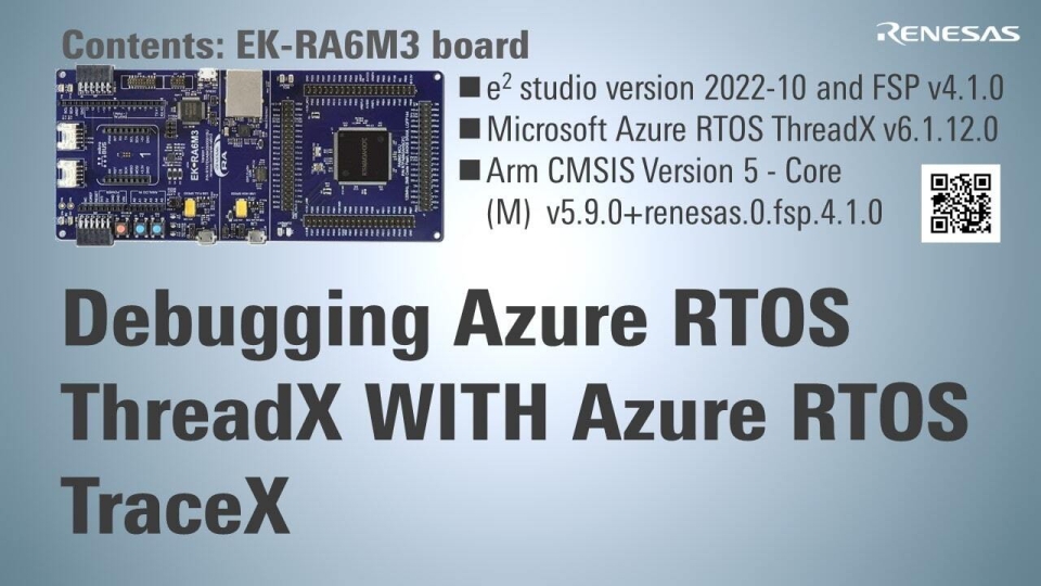 Debugging Azure RTOS ThreadX With Azure RTOS TraceX
