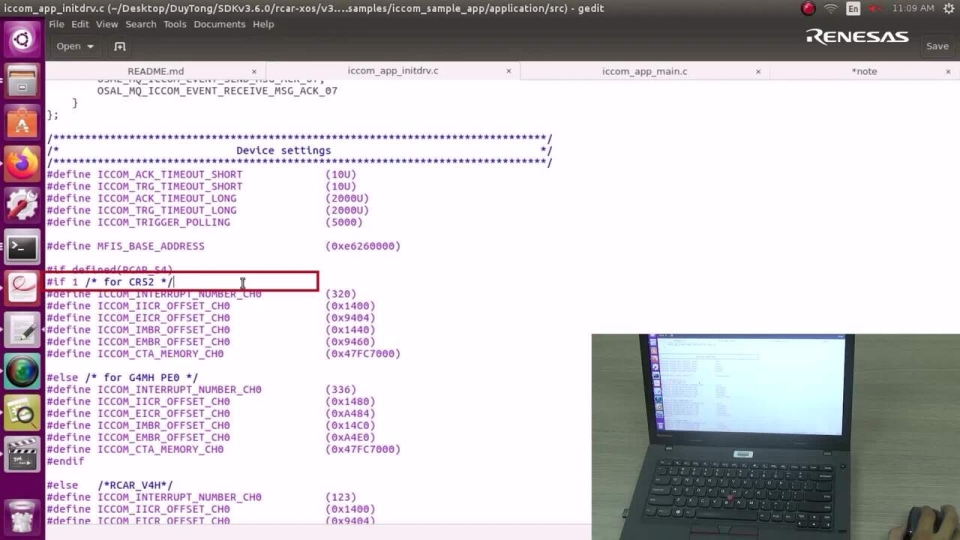 R-Car S4 SDK: Inter-CPU Communication (ICCOM) Sample App Part 1