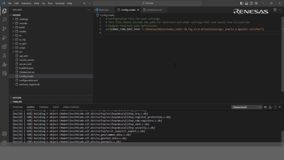 Visual Studio Code - 如何在 Visual Studio Code (VS Code) 中构建和调试 RA 项目
