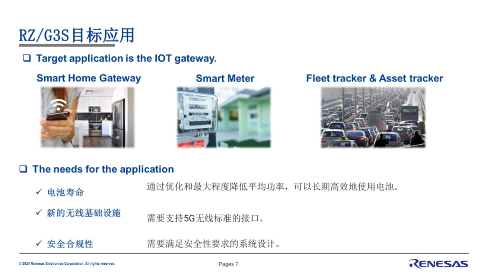 RZ/G3S MPU 概览 – 适合5G IoT物联网网关设备的微处理器