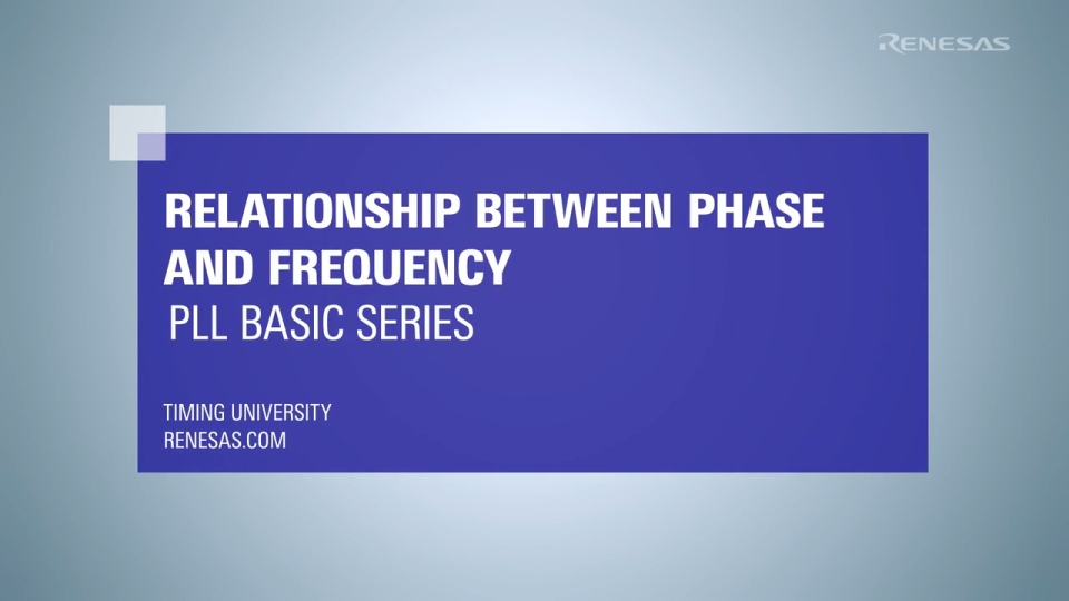 Relationship Between Phase and Frequency