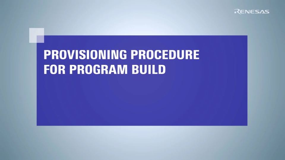 FreeRTOS Fleet Provisioning Tutorial CK-RX65N (2/2) - Program build